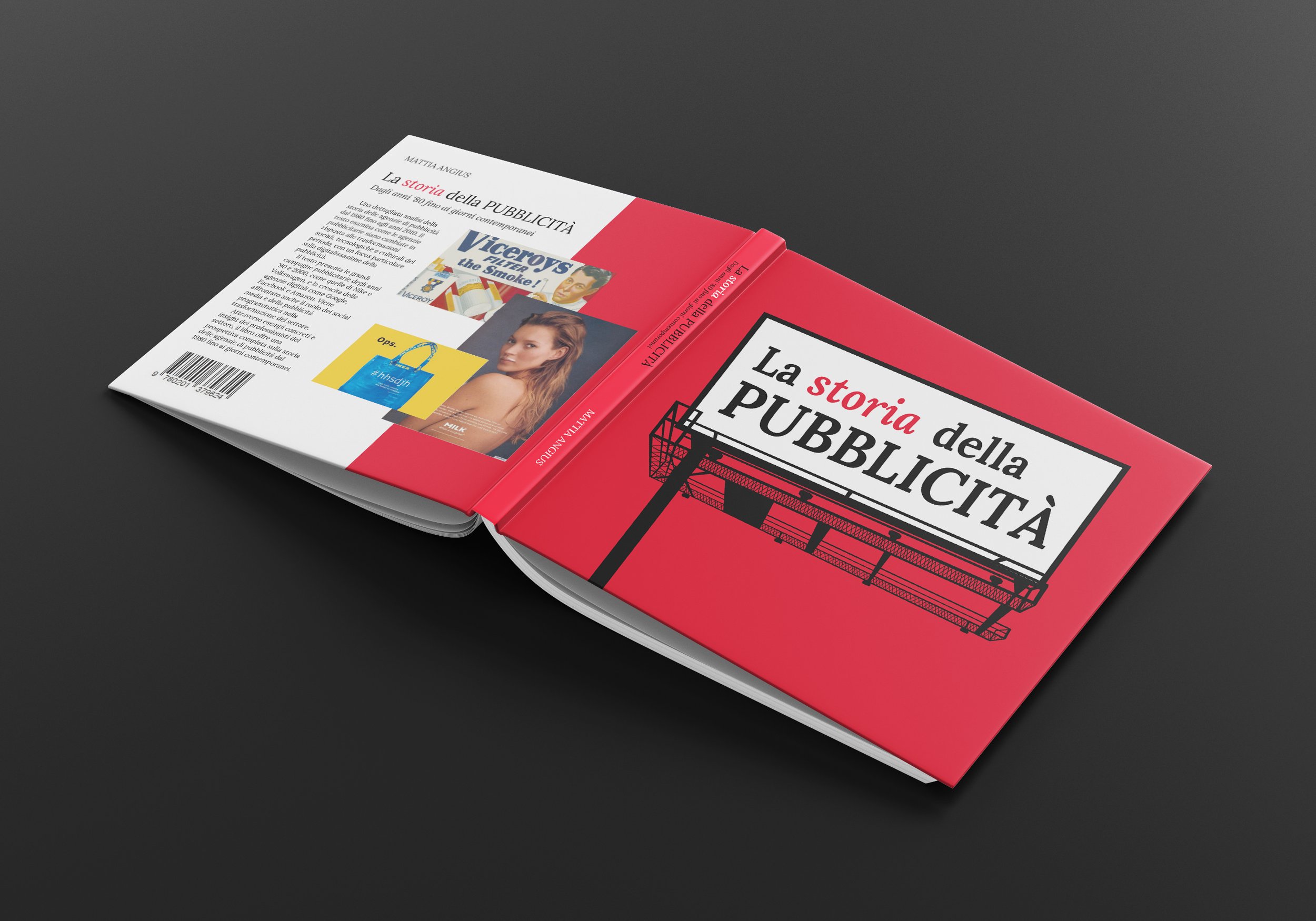 La storia della pubblicità — Progetto editoriale, copertina libro